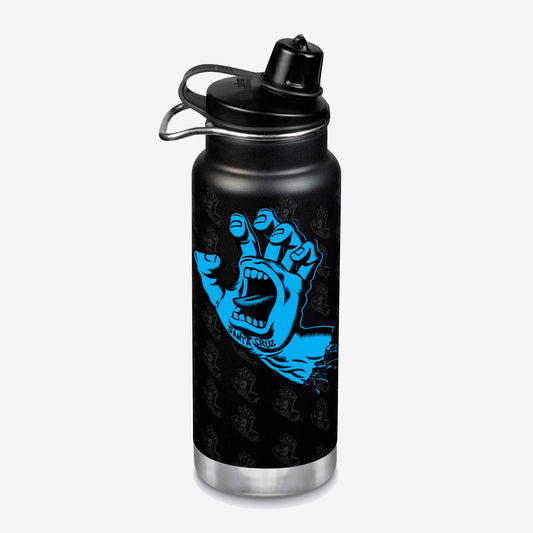 32oz-tkwide-with-chug-cap-santa-cruz-screaming-hand-r7 K32TKWCG-BK-SantaCruze_ScreamingHand.jpg